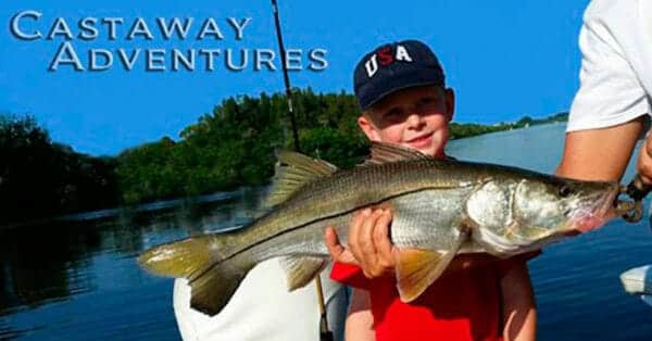 Fun family fishing charter in Cocoa Beach with Cast Away Adventures