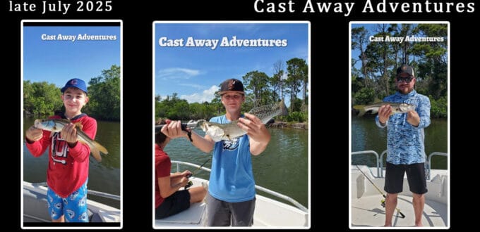 Fishing adventure at Cast Away Adventures in Florida with kids and adults enjoying a fun day on the water. Perfect for family fishing trips and outdoor activities.