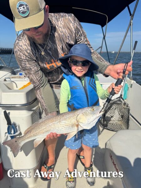 Fun family fishing in Cocoa Beach.
