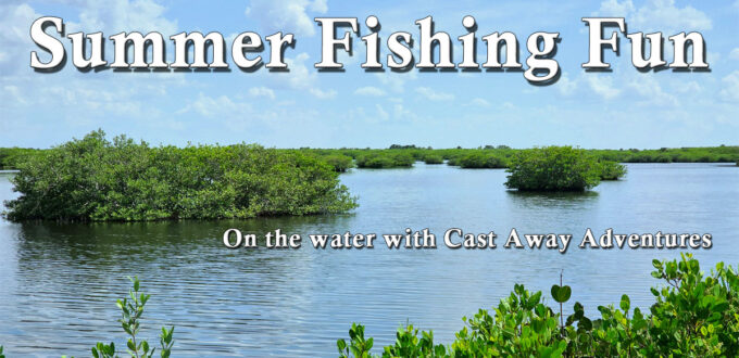 Summer fishing in Cocoa Beach. Fun family fishing for all.
