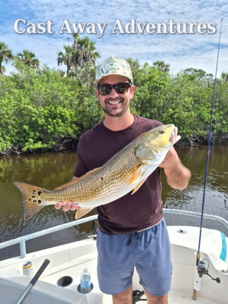 Awesome redfish with Cast away Adventures