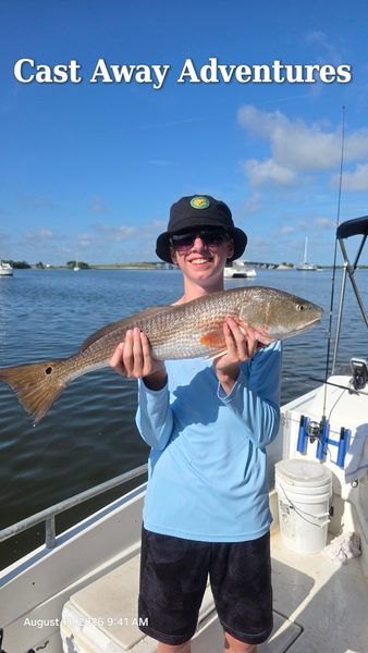 Such a great looking redfish, and fun fight. 